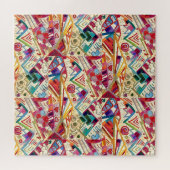 Helder Abstracte Kunst Legpuzzel (Horizontaal)