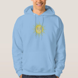 Helder Abstracte Zon Kunst Hoodie