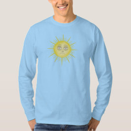 Helder Abstracte Zon Kunst T-shirt
