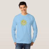 Helder Abstracte Zon Kunst T-shirt (Voorkant volledig)