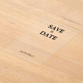 Helder Acryl Uitnodigingen (Laagn)