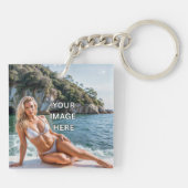 HELDER! 🔑 Acrylaat Sleutelhanger – Voeg Afbeeldin (Achterkant)