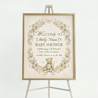 Helder Acrylaat Welkomstbord voor Baby Shower Acryl Bord