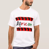 Helder Afrikaans trendy T-shirt (Voorkant)