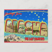 Helder Alaska Vintage ansichtkaart