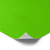 Helder Appelgroen Poster (Hoek)