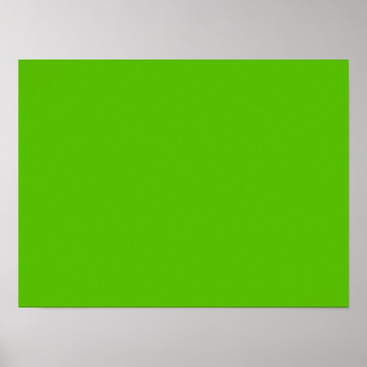 Helder Appelgroen Poster (Voorkant)