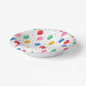 Helder aquarel ballon papier kommen | Leuke feestj (Gebogen)
