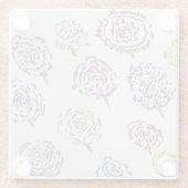 Helder Art Coaster Glazen Onderzetter (Achterkant)