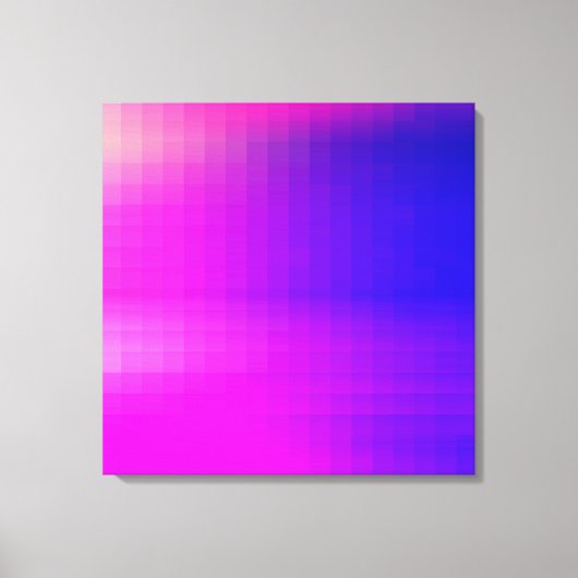 Helder artistiek ontwerp canvas afdruk (Voorkant)