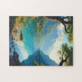 Helder bergmeer  legpuzzel (Horizontaal)