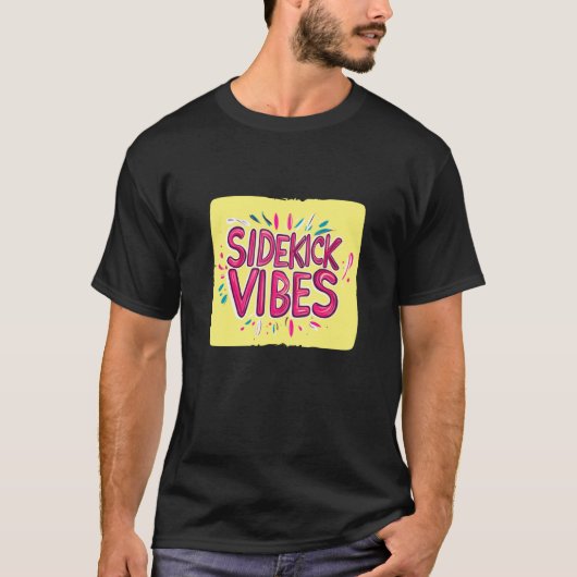 Helder Bijstaander Vibes Motto T-shirt (Voorkant)