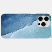 Helder blauw ijsoppervlak Case-Mate iPhone case (Achterkant (horizontaal))