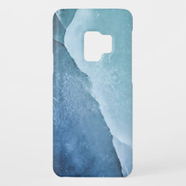 Helder blauw ijsoppervlak iPhone 15 pro max hoesje