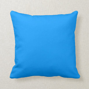 helder blauw kussen