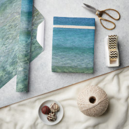 Helder Blauw Oceaanwater Cadeaupapier