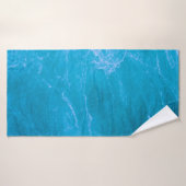 Helder blauw water badhanddoek (Badhanddoek)