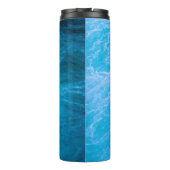 Helder blauw water thermosbeker (Achterkant)
