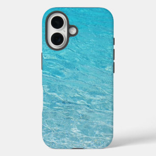Helder Blauw Zee iPhone 16 Hoesje