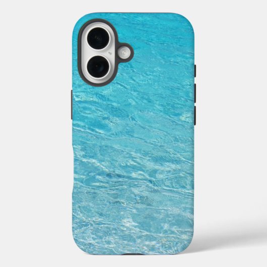Helder Blauw Zee Case-Mate iPhone Case (Achterkant)