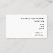 Helder blauw zwembad water foto Visitekaartje (Achterkant)