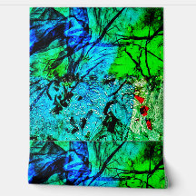 Helder blauwe textuur Behang,Schitterend fris blau