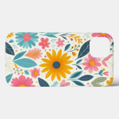 Helder Bloeiende Bloemen Case-Mate iPhone Case (Achterkant (horizontaal))