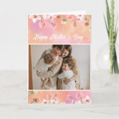 Helder bloemcollage Moederdag voor Mama Kaart (Voorkant)