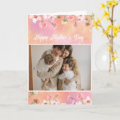 Helder bloemcollage Moederdag voor Mama Kaart (Gele Bloem)