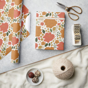 Helder Bloemmotief Cadeaupapier