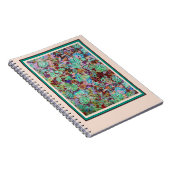 Helder bloemmotief notitieboek (Rechterzijde)