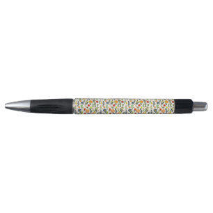Helder bloemmotief pen