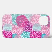 Helder bloempatroon 2 Case-Mate iPhone case (Achterkant (horizontaal))