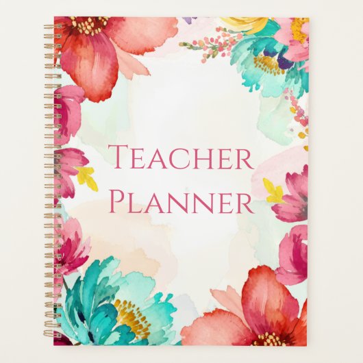 Helder Bloemstuk Onderwijzer Planner (Voorkant)