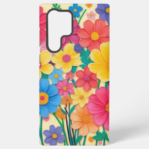 Helder Bloesems in Volle Kleur Samsung Galaxy Hoesje