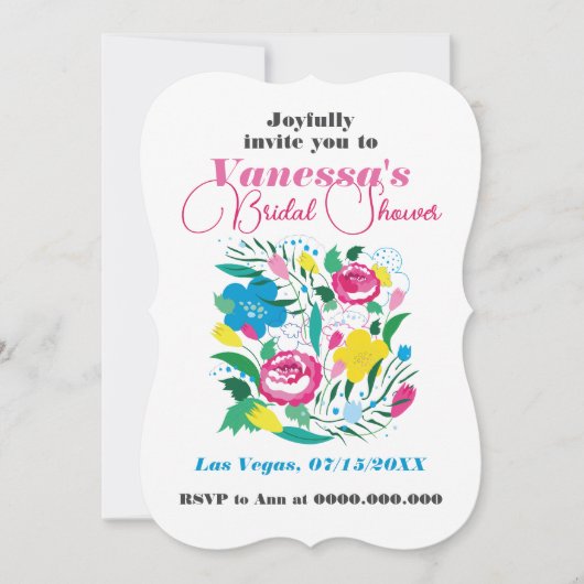 Helder boeket. kaart (Voorkant)