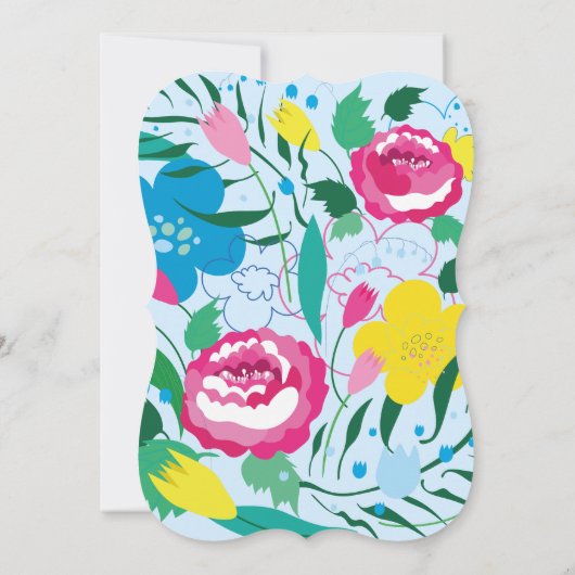 Helder boeket. kaart (Achterkant)