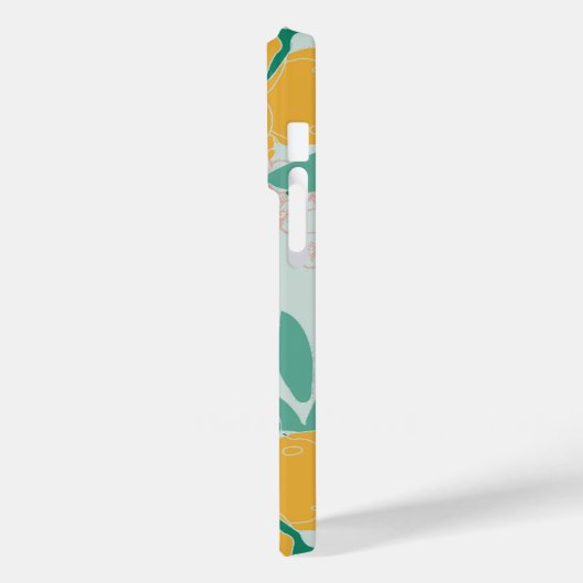 Helder Botanisch Citrus Monogram  Case-Mate iPhone Case (Achterkant / Links)