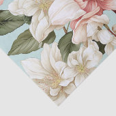 Helder Botanische Bloemen Tissuepapier (Detail)