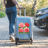 Helder Camellia Rozen Boeket Sticker (Koffer Insitu)