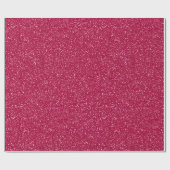 Helder Candy Fijne Roze Glitter Patroon Cadeaupapier (Vlak)
