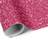 Helder Candy Fijne Roze Glitter Patroon Cadeaupapier (Rol Hoek)
