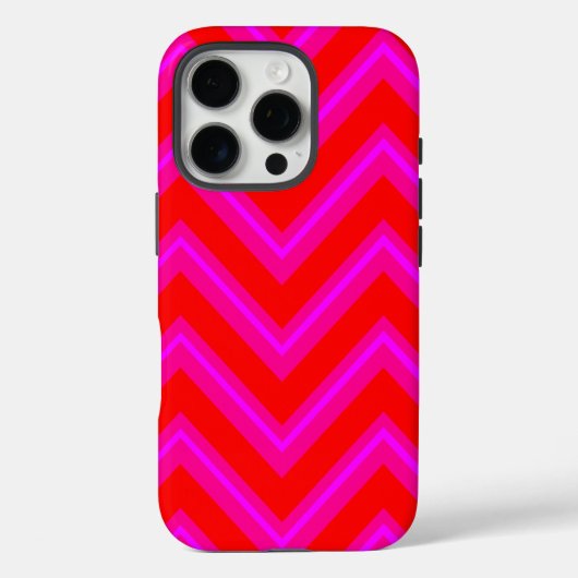 Helder Chevron Patroon Ontwerp Case-Mate iPhone Case (Achterkant)