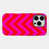 Helder Chevron Patroon Ontwerp Case-Mate iPhone Case (Achterkant (horizontaal))
