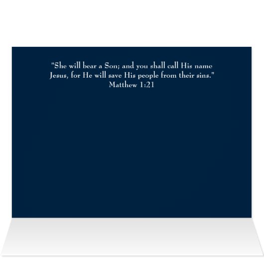 Helder Christelijke Silver Cross-Kerstmis (Binnen Horizontaal (Boven))