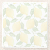 Helder citroenglas onderzetter (Achterkant)