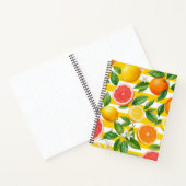 Helder Citrus Streep Notitieboek (Binnen)