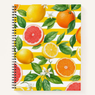 Helder Citrus Streep Notitieboek