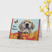 Helder Dag Someones op Kaart (Gele Bloem)