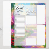 Helder dagelijkse planner voor de tuin (Voorkant / Achterkant)
